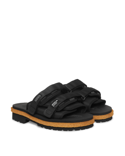 Shop Moncler Genius 2 Moncler 1952 Suicoke Moto Mountain Sandals In Black