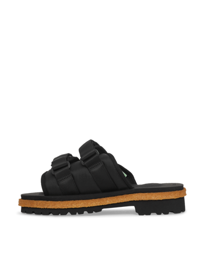 Shop Moncler Genius 2 Moncler 1952 Suicoke Moto Mountain Sandals In Black