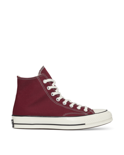 Converse Chuck 70 Recycled Canvas High-top Sneakers In Deep  Bordeaux/egret/black | ModeSens