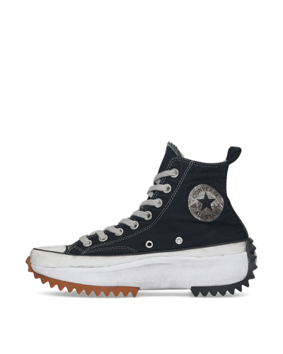 Shop Converse Run Star Hike Smoked Canvas Sneakers Black In Multicolor