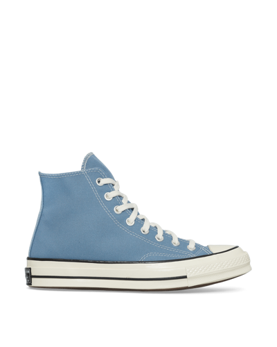 Converse Blue Recycled Canvas Chuck 70 Hi Sneakers In Multicolor