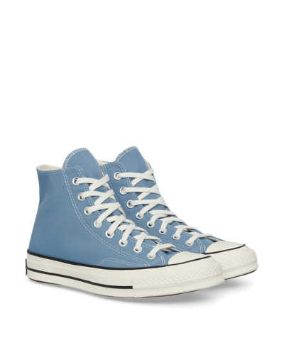 Shop Converse Chuck 70 Hi Vintage Canvas Sneakers Blue In Multicolor