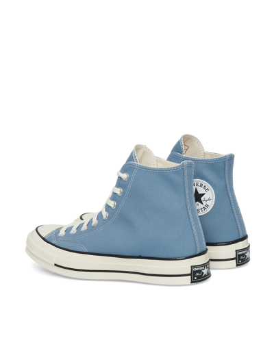 Converse Blue Recycled Canvas Chuck 70 Hi Sneakers In Multicolor