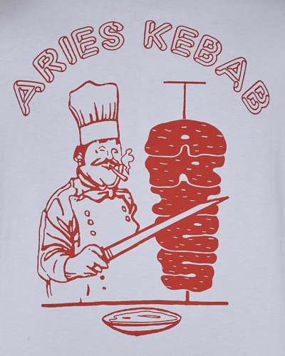 Shop Aries Kebab T-shirt In Lilac