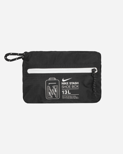 Shop Nike Stash Shoe Bag In Black/white