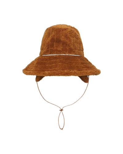 Shop Moncler Genius 2 Moncler 1952 Wide Brim Hat In Dark Orange