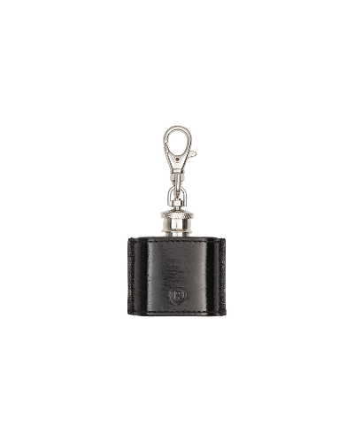 Shop Martine Rose Mini Flask Keychain Black In Multicolor
