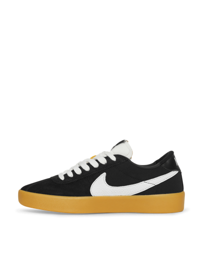Shop Nike Bruin React Sneakers Black In Black/white