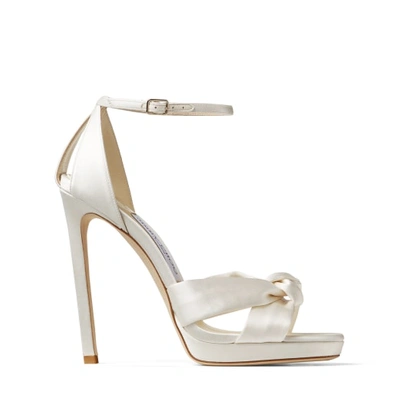 Shop Jimmy Choo Rosie 120 In Neutral