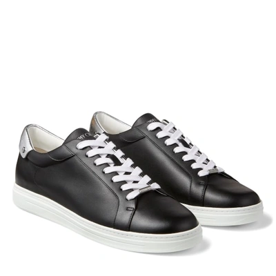 Shop Jimmy Choo Rome/m In V Black/silver