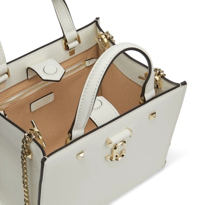 Jimmy Choo Varenne Tote S In Latte/light Gold
