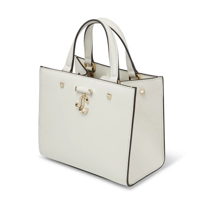Jimmy Choo Varenne Tote S In Latte/light Gold