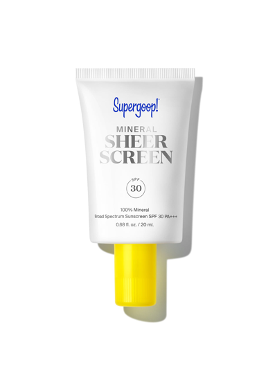 Shop Supergoop Mineral Sheerscreen Spf 30 0.68 Fl. Oz. !