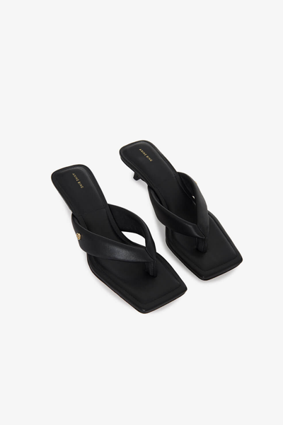 Shop Anine Bing Viola Sandals In Black