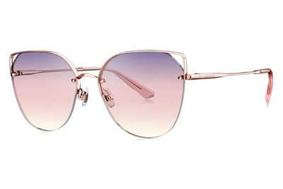 Shop Bolon Eyeware & Frames & Optical & Sunglasses Bl7108 A30 58 In Gold / Pink / Purple / Rose / Rose Gold / Yellow