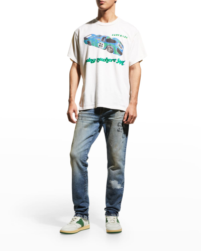 Shop Lost Daze Men's Going Nowhere Fast T-shirt In White