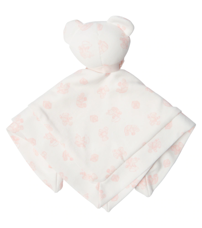 Shop Polo Ralph Lauren Baby Printed Cotton Comforter In Pink Multi