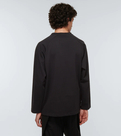 Shop Craig Green Long-sleeved Cotton T-shirt In Black