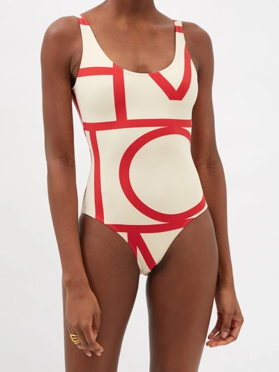 Totême Monogram One-Piece Swimsuit