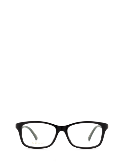 Shop Gucci Eyewear Gg0720oa Black Glasses