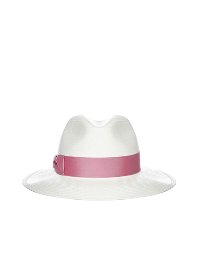 Shop Borsalino Hat In Rosa
