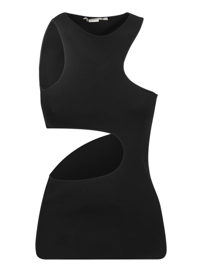 Shop Stella Mccartney Cut-out Top In Black