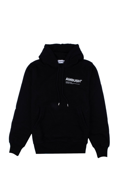 Shop Ambush Cotton Sweatshirt In Black