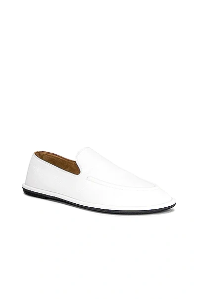 The Row Canal Loafers In Milk