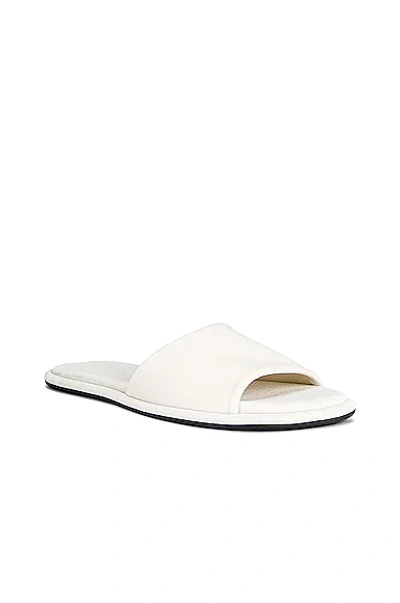 Shop The Row Canal Slippers In Milk