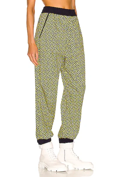 Moncler Lemon-print Track Pants In Multi