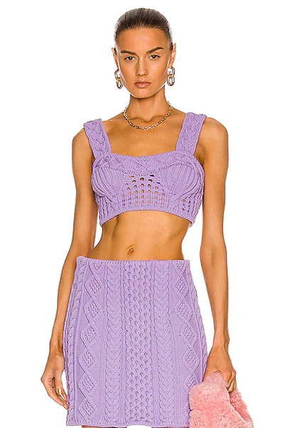 Shop Aknvas Jodie Top In Purple