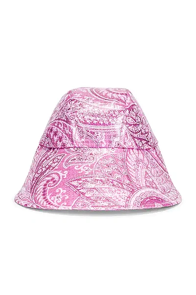 Shop Etro Paisley Bucket Hat In Rosa