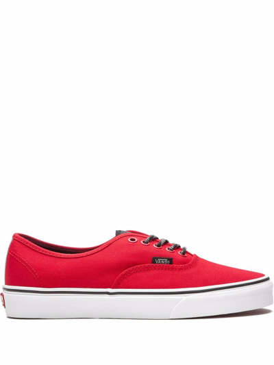 Shop Vans Authentic "otw Webbing" Sneakers In Red