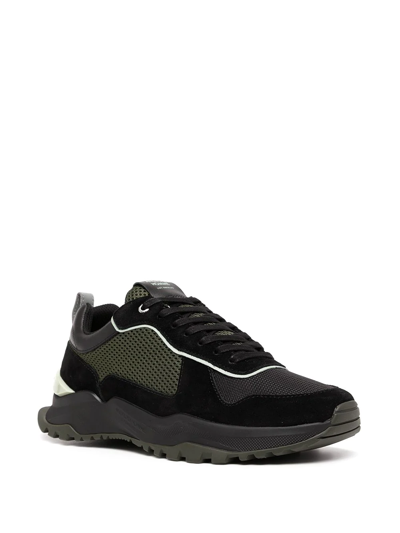 Shop Android Homme Panelled Low-top Sneakers In Black