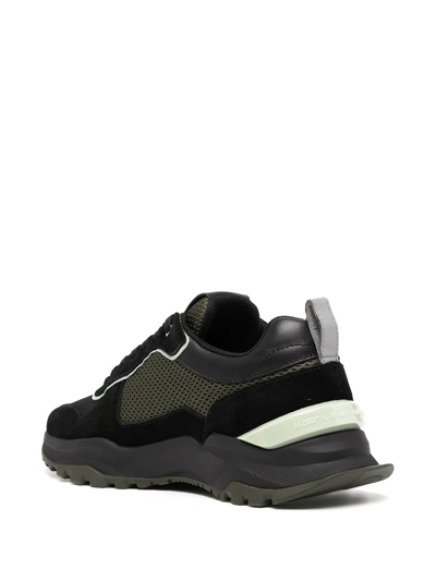 Android Homme Panelled Low-top Sneakers In Black
