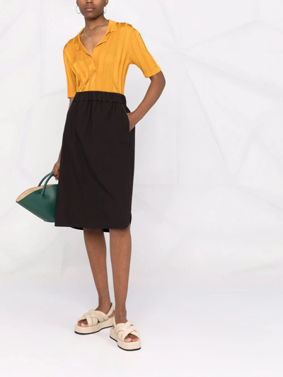 Fabiana Filippi Elasticated-waist Midi Skirt In Black