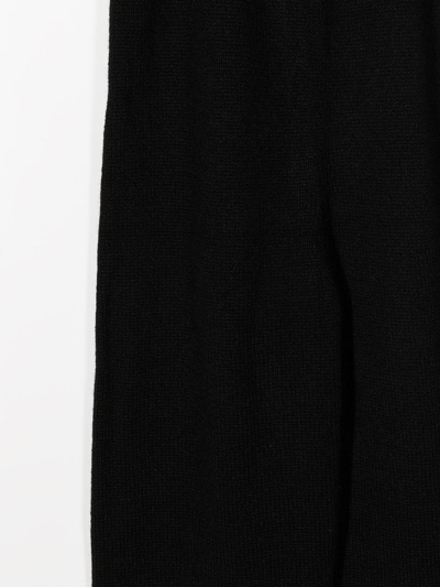 Shop The Row Knitted Cashmere Trousers In Black