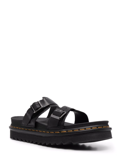 Shop Dr. Martens' Myles Platform Sandals In Black