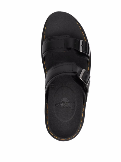 Shop Dr. Martens' Myles Platform Sandals In Black