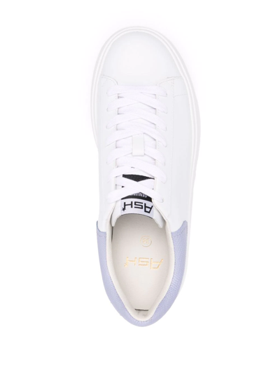 Shop Ash Moby Lace Up Sneakers In White