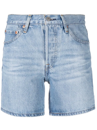 Shop Levi's 501 Denim Shorts In Blue