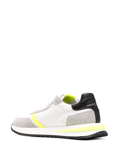 Shop Philippe Model Paris Logo-patch Low Top Sneakers In White