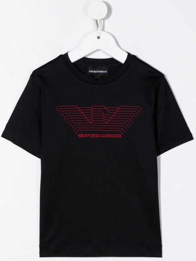 Shop Emporio Armani Pack-of-two Logo T-shirt In Blue