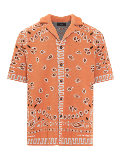 Shop Alanui Bandana Printed Buttoned Shirt In Multi