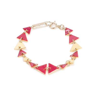 Shop Isabel Marant Logo Detailed Bracelet In Multi