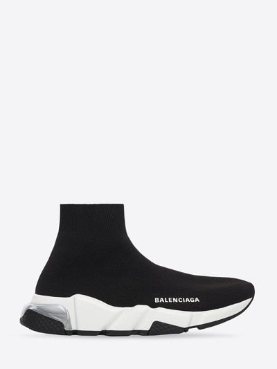 Shop Balenciaga Speed Clear Sole Sneakers In Black