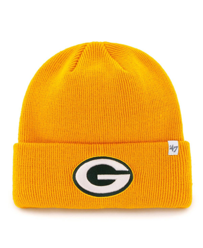Shop 47 Brand Men's '47 Gold Green Bay Packers Secondary Basic Cuffed Knit Hat