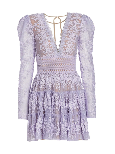 Shop Bronx And Banco Women's Megan Minidress In Lavender