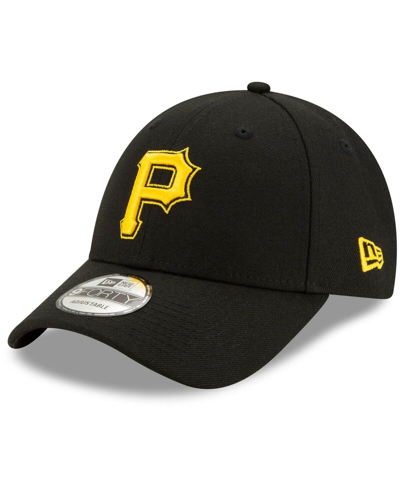 Shop New Era Men's  Black Pittsburgh Pirates Alternate 2 The League 9forty Adjustable Hat