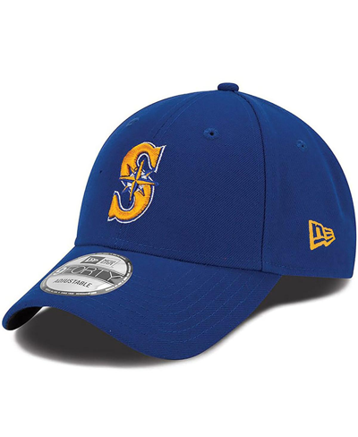 Shop New Era Men's  Royal Seattle Mariners League 9forty Adjustable Hat